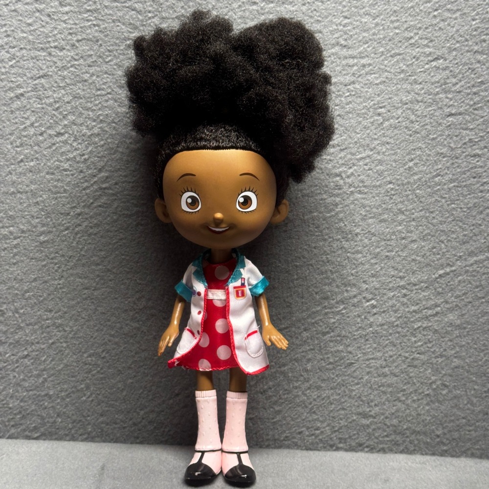 Netflix Ada Twist Scientist Talking Doll 10" Black Girl STEM Toy 2021 Polka Dot